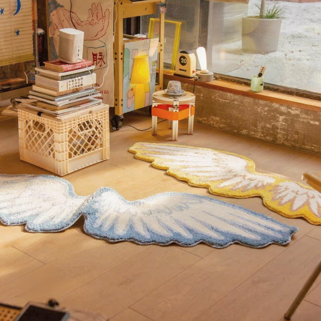 Angel wings丨Faux Cashmere Carpet