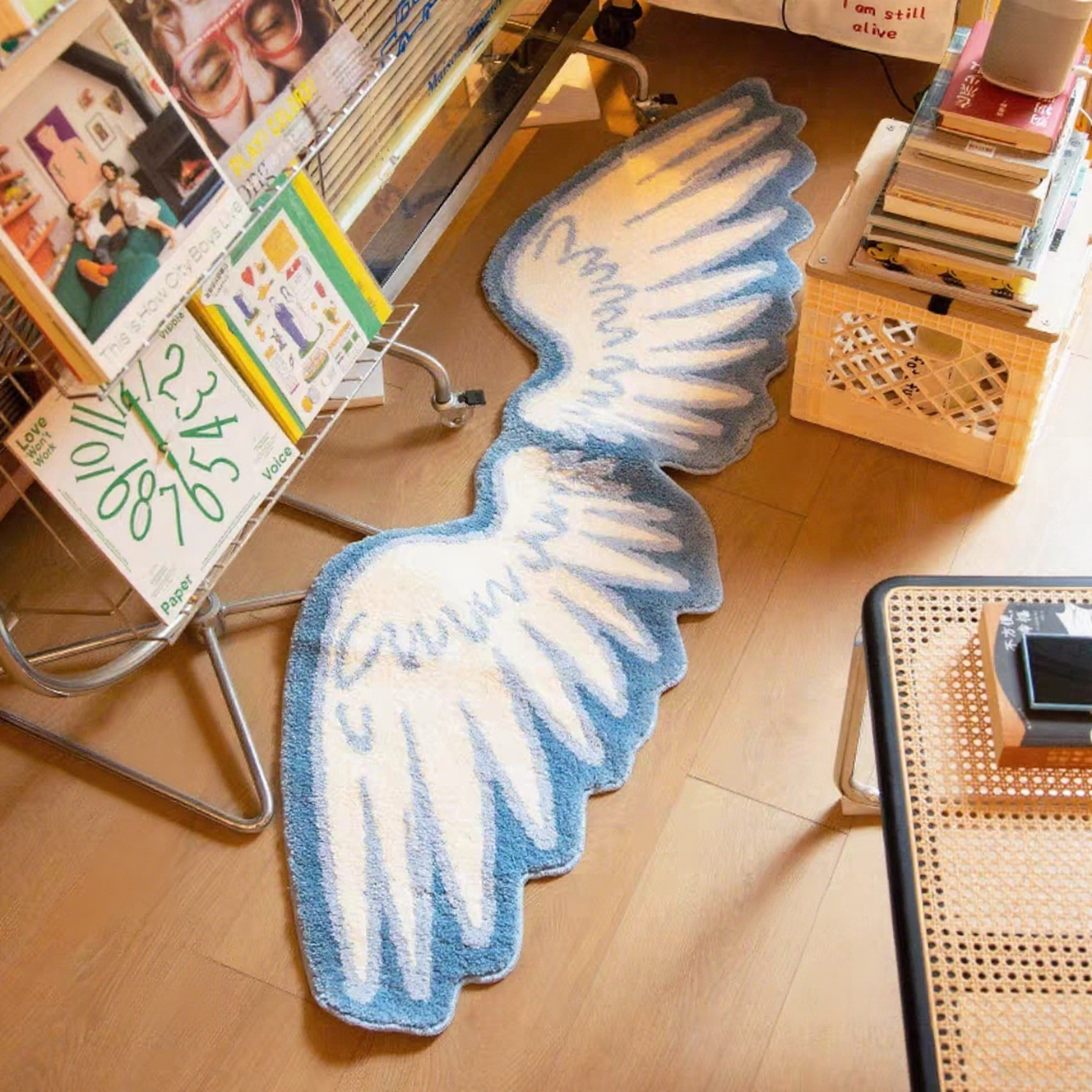 Angel wings丨Faux Cashmere Carpet