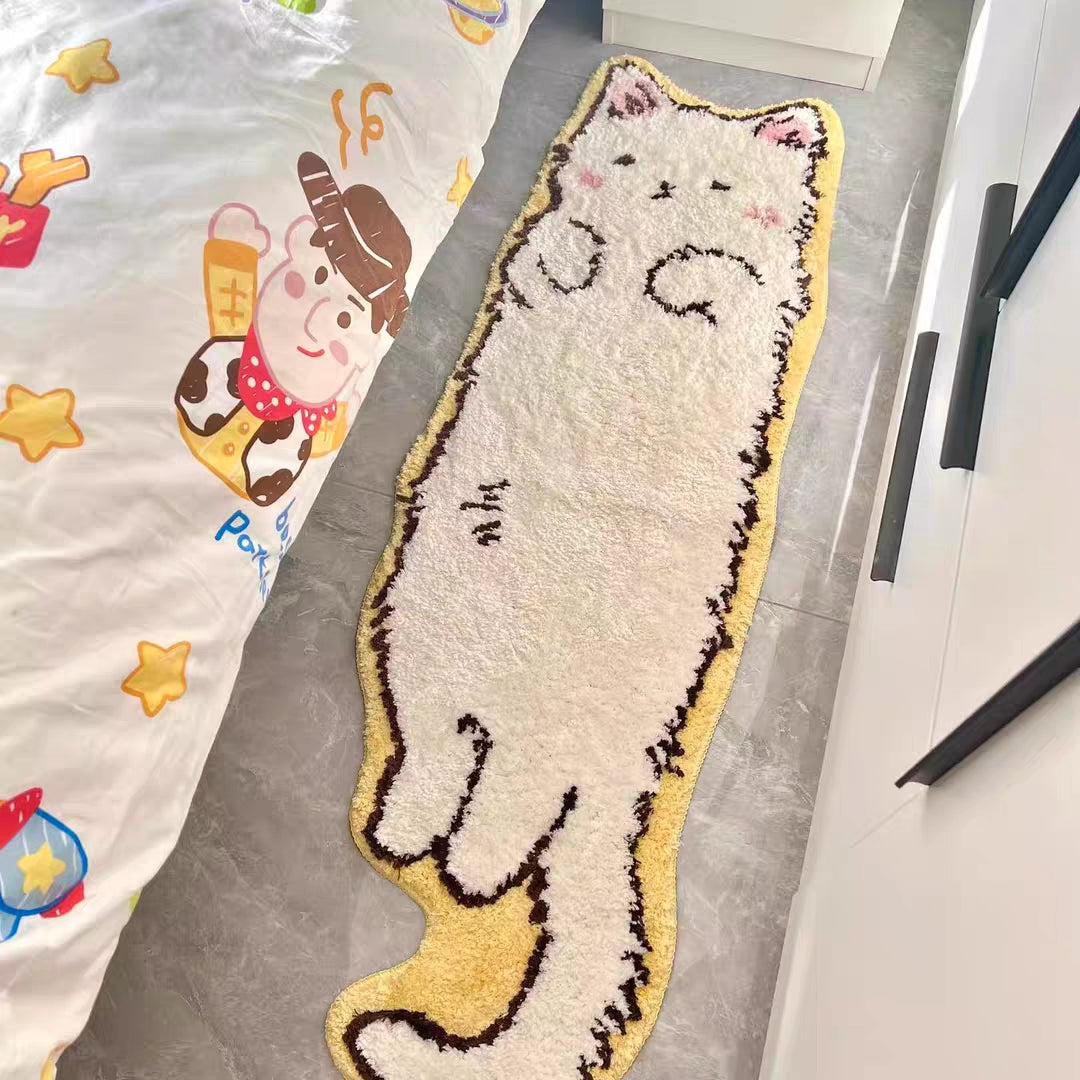 Cute Cat shape丨Faux Cashmere Carpet