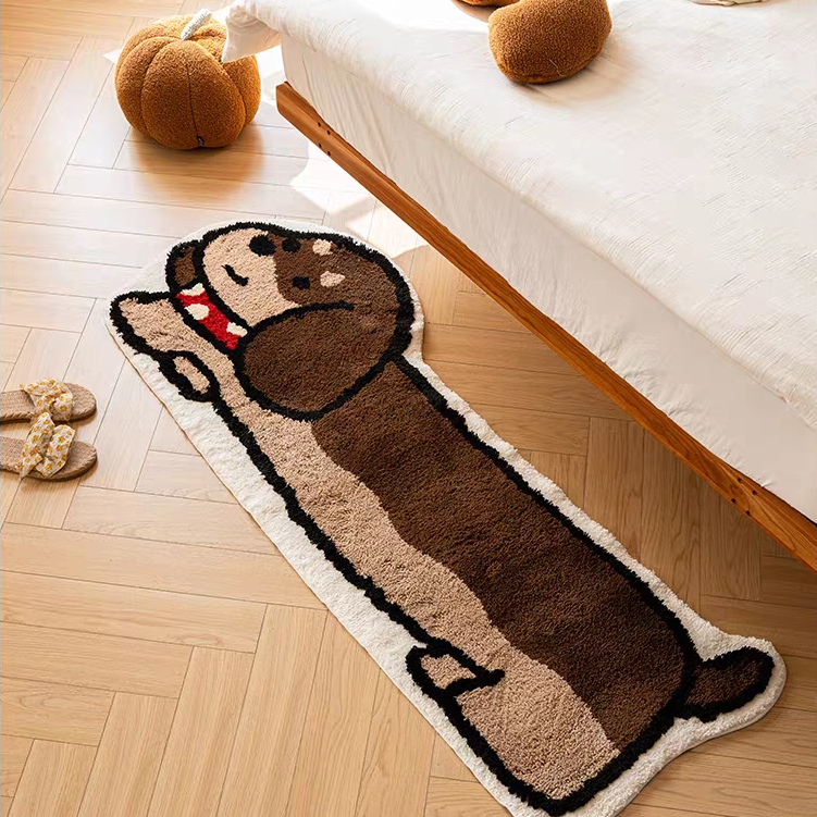 Playful Cat Rug丨Faux Cashmere Carpet