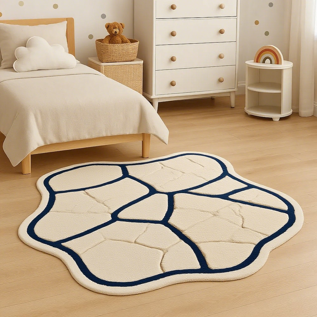 Stone Pattern Realm丨Faux Cashmere Carpet