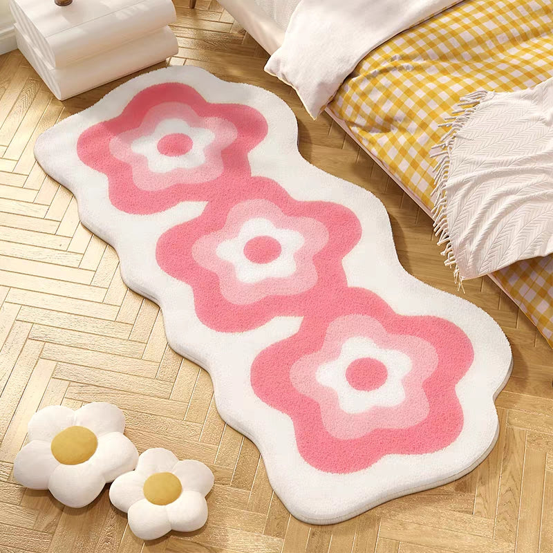 Triple Flower Series | Faux Cashmere Carpet