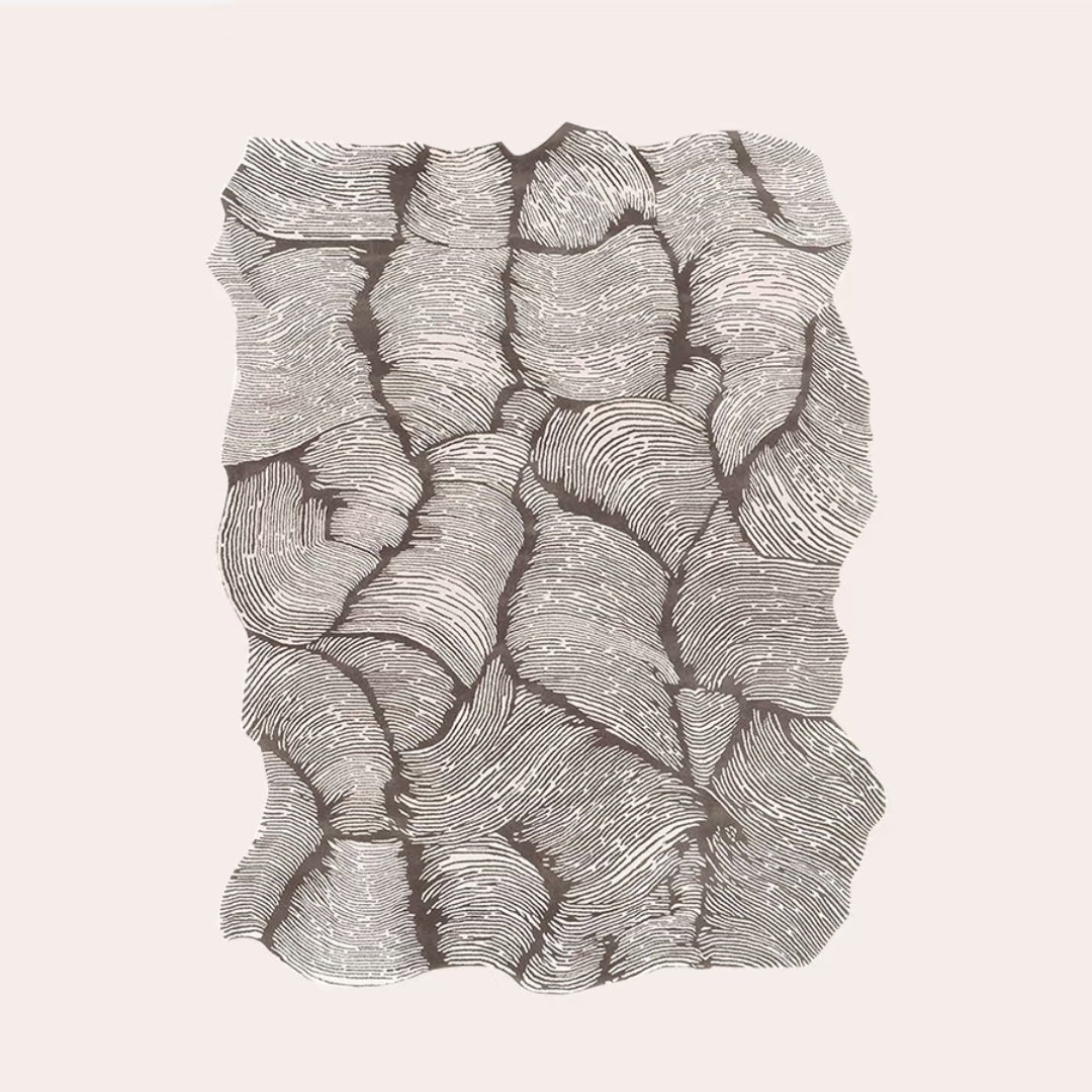 Textured Pattern Rugs丨Faux Cashmere Carpet