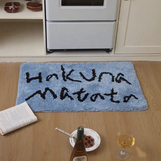 Hakuna Matata Rug丨Faux Cashmere Carpet