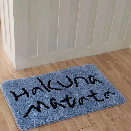 Hakuna Matata Rug丨Faux Cashmere Carpet