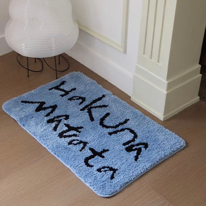 Hakuna Matata Rug丨Faux Cashmere Carpet