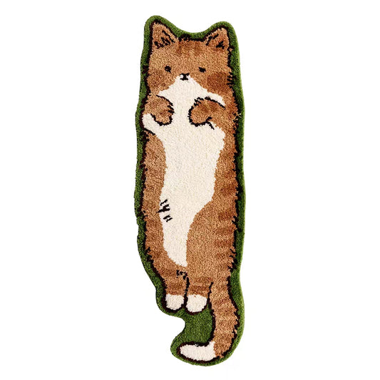 Cute Cat shape丨Faux Cashmere Carpet