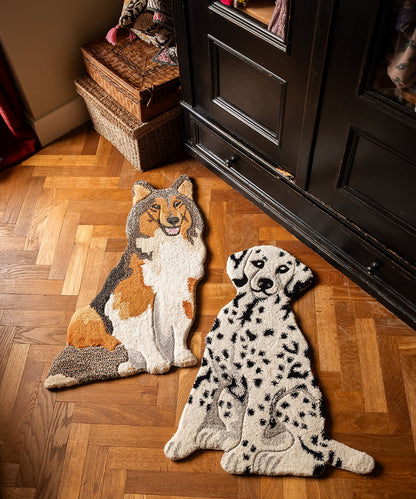 Dalmatian Dog Rug丨Faux Cashmere Carpet