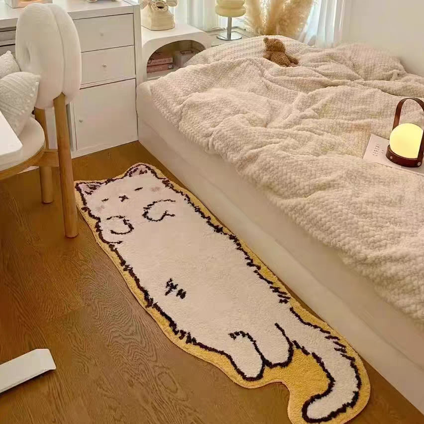 Cute Cat shape丨Faux Cashmere Carpet