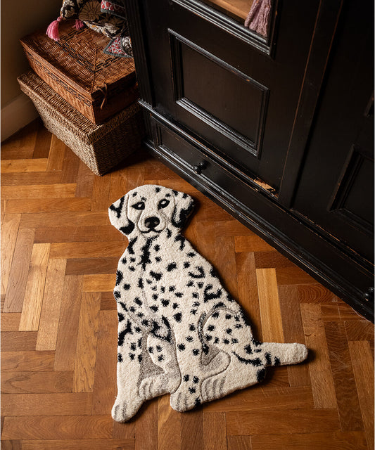 Dalmatian Dog Rug丨Faux Cashmere Carpet
