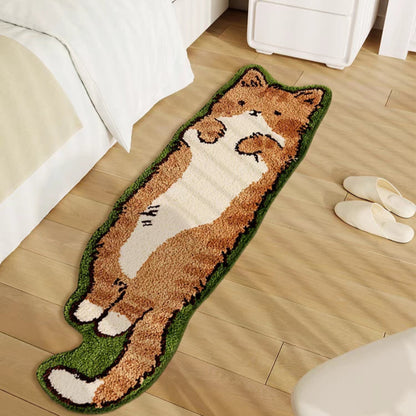 Cute Cat shape丨Faux Cashmere Carpet