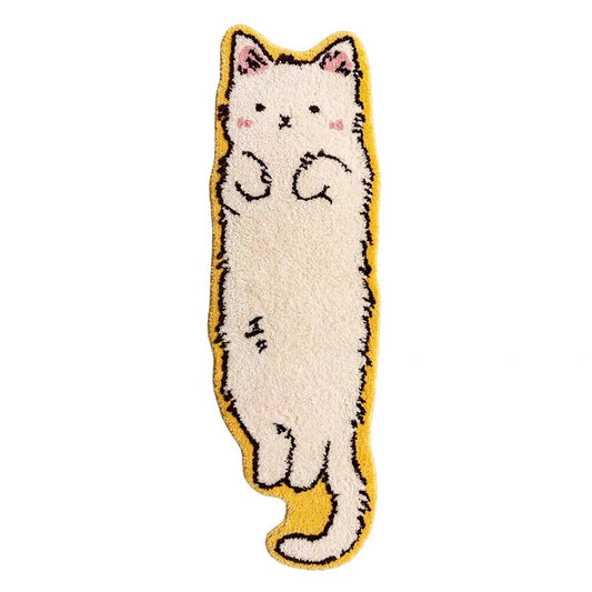Cute Cat shape丨Faux Cashmere Carpet