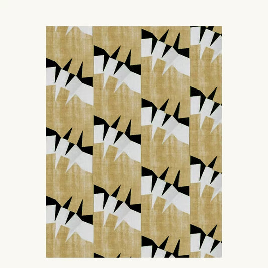 Geometric Texture Mat丨Faux Cashmere Carpet