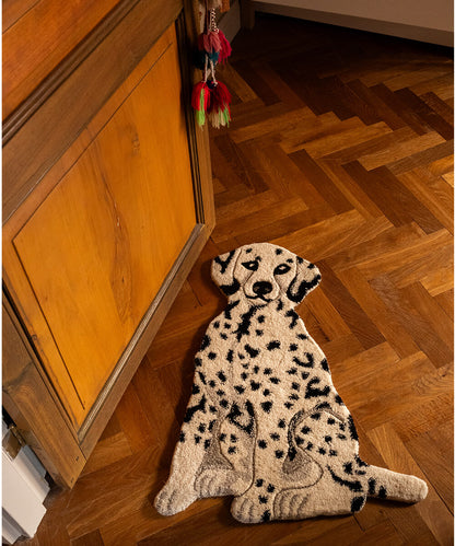 Dalmatian Dog Rug丨Faux Cashmere Carpet