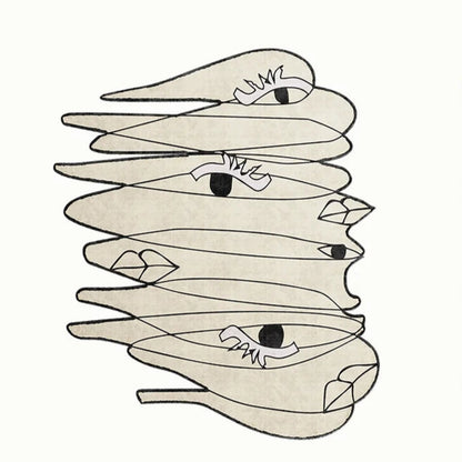 Eyes in Layers丨Faux Cashmere Carpet
