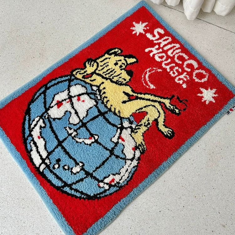 Earth Cupid Dog丨Faux Cashmere Carpet