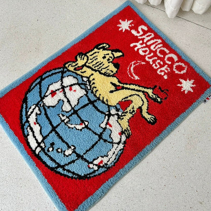 Earth Cupid Dog丨Faux Cashmere Carpet