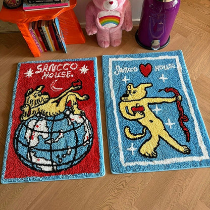 Earth Cupid Dog丨Faux Cashmere Carpet
