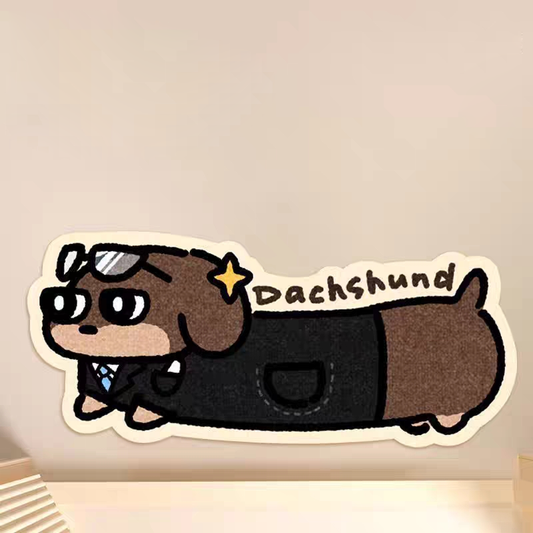 Lovable Dog Rug丨Faux Cashmere Carpet