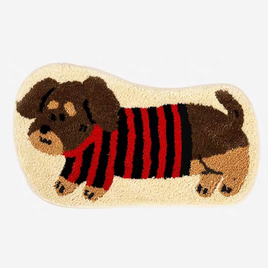 Cute Doggy丨Faux Cashmere Carpet
