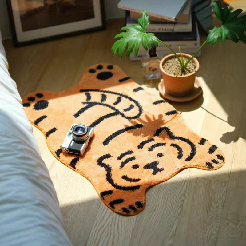 Tiger pounce丨Faux Cashmere Carpet