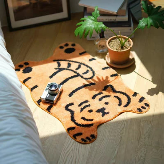 Tiger pounce丨Faux Cashmere Carpet