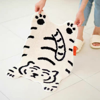 Tiger pounce丨Faux Cashmere Carpet