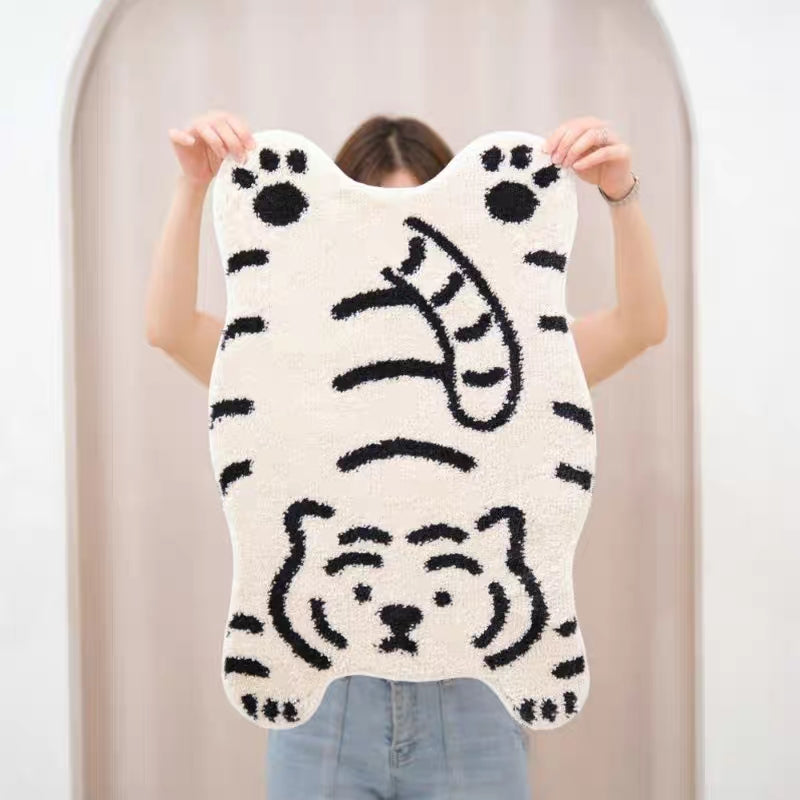 Tiger pounce丨Faux Cashmere Carpet
