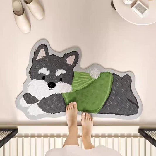 Jumping Dog丨Faux Cashmere Carpet