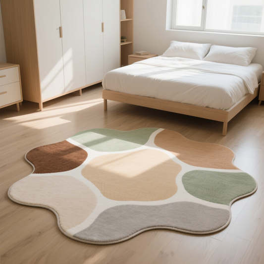 Colorful Geometric Pattern丨Faux Cashmere Carpet