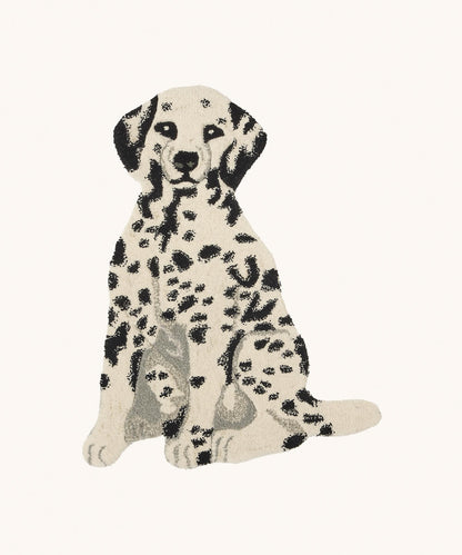 Dalmatian Dog Rug丨Faux Cashmere Carpet