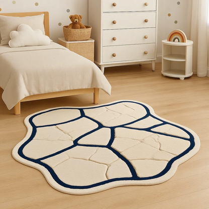 Stone Pattern Realm丨Faux Cashmere Carpet