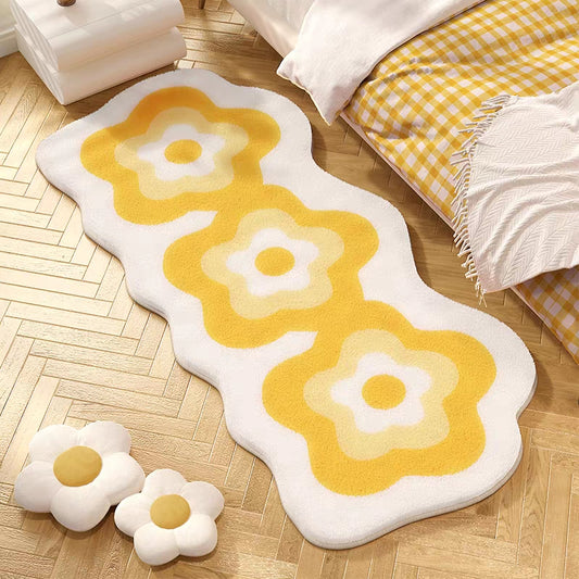 Triple Flower Series | Faux Cashmere Carpet