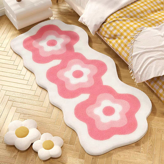 Triple Flower Series | Faux Cashmere Carpet