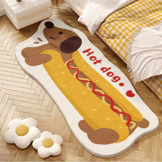 Thin strip long dog丨Faux Cashmere Carpet